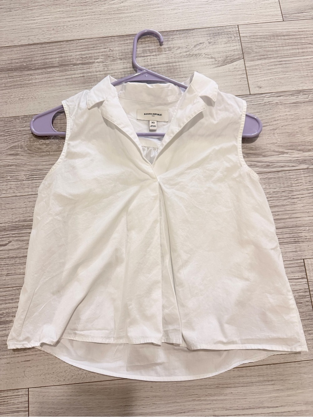 Banana Republic White Blouse Size XS Like New